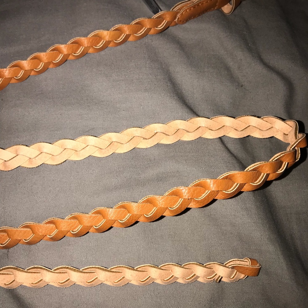 Skinny Braided Belt